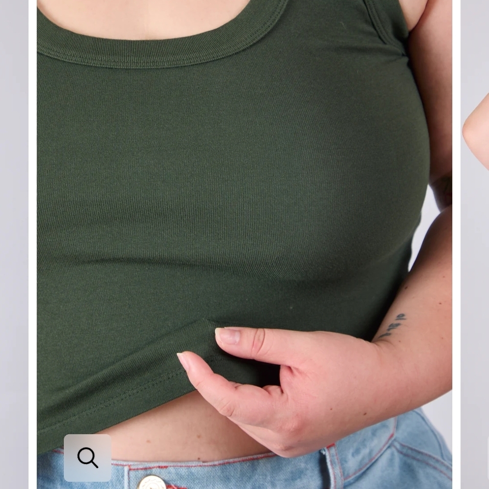 Big Bud Press Forest Green Tank Top - Picture 5 of 9